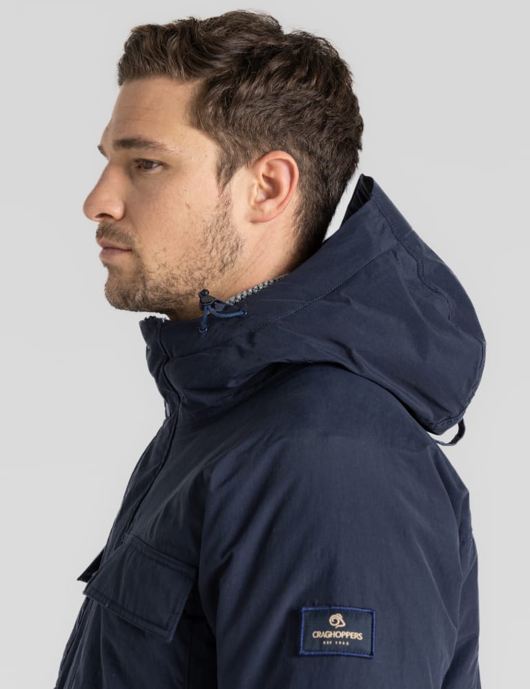 Padded Hooded Raincoat