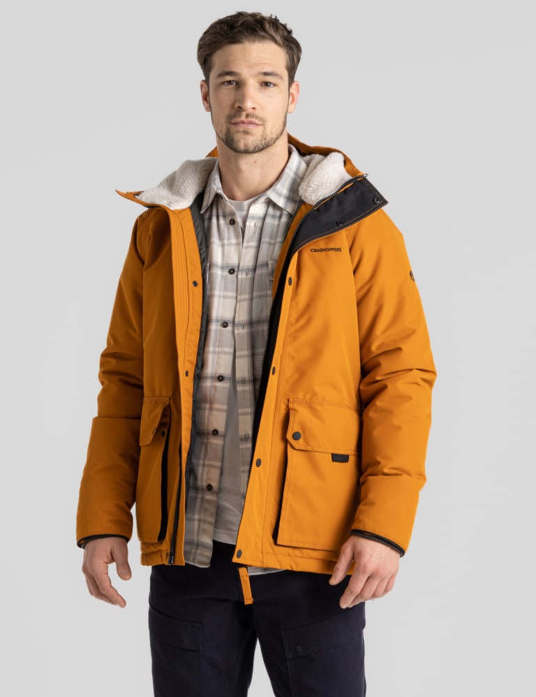 Padded Hooded Raincoat