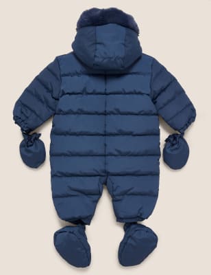 m&s baby girl snowsuit