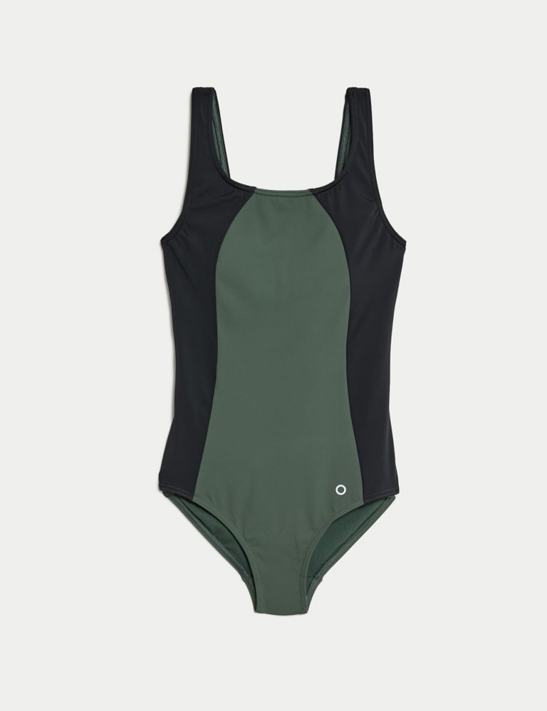 Padded Panelled Scoop Neck Swimsuit 2 of 6