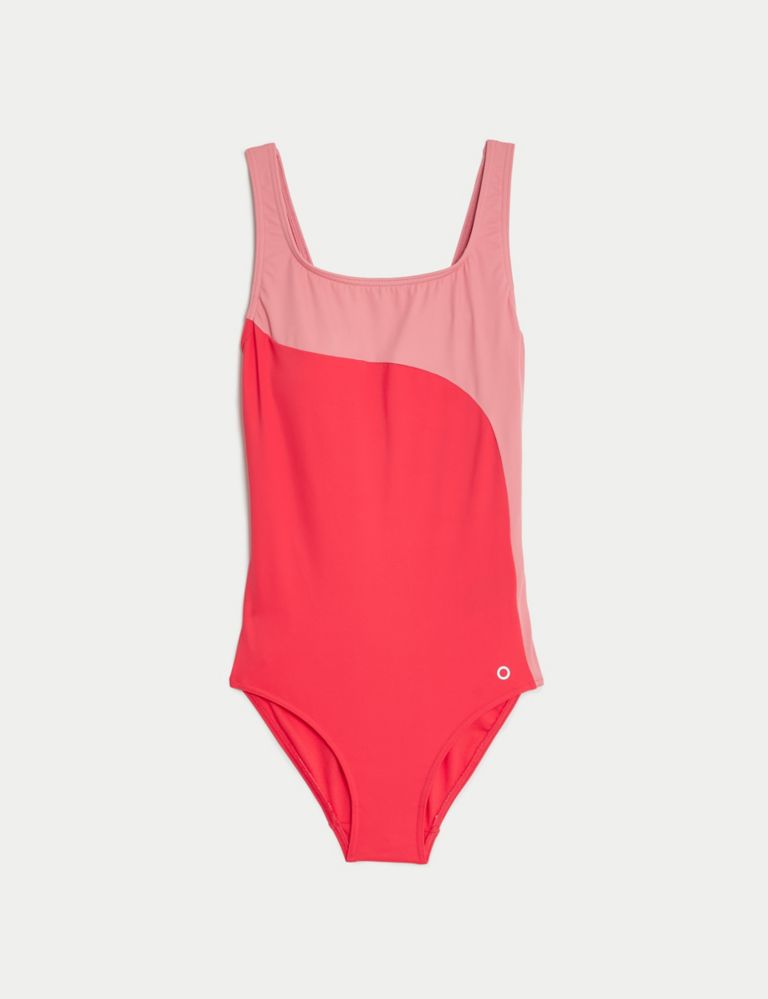 Padded Panelled Scoop Neck Swimsuit 2 of 6