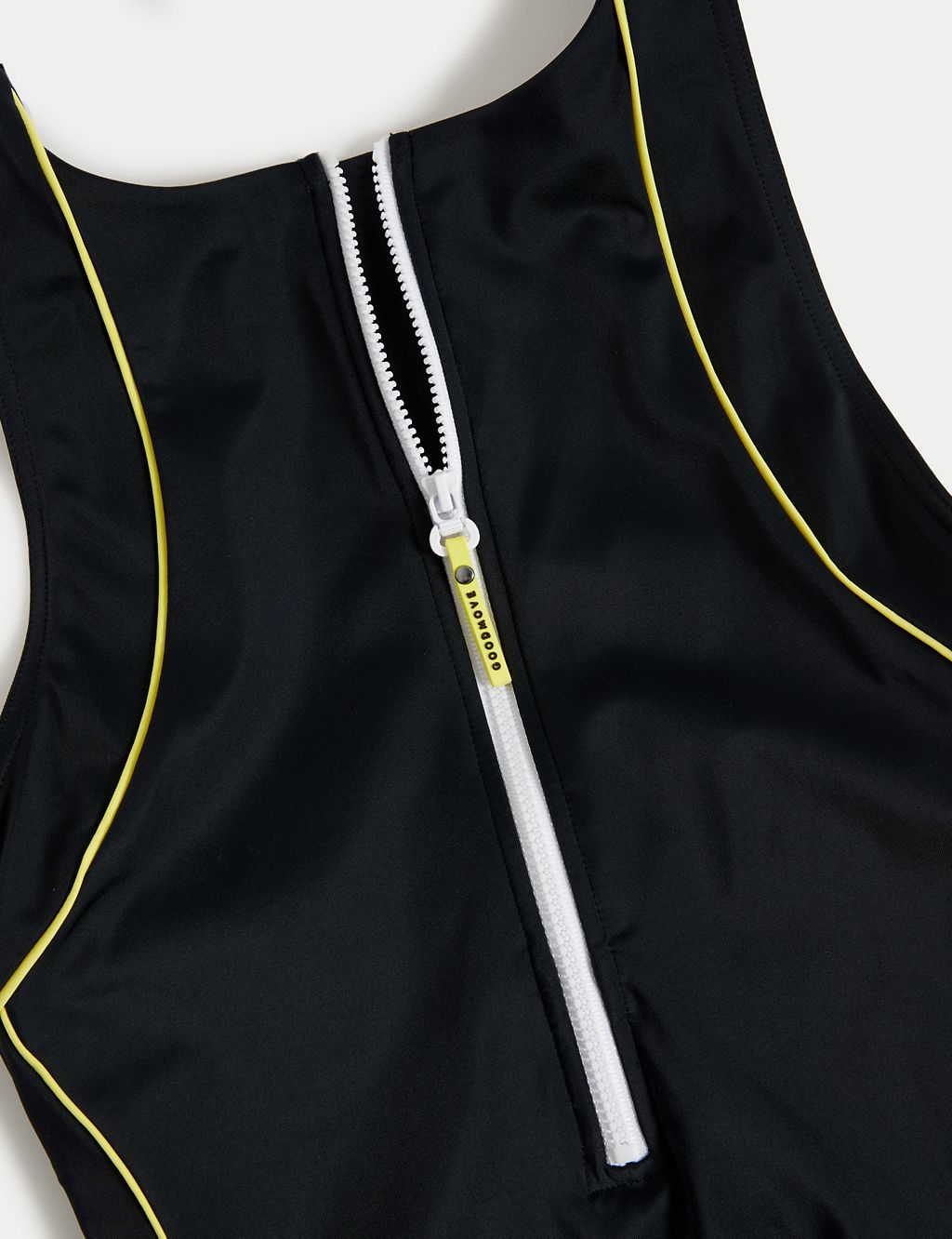 Padded Panelled Zip Detail Sports Swimsuit 5 of 7