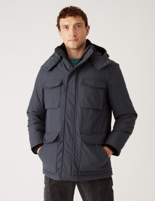シャイニングゴールデン simply complicated URBAN PADDED PARKA