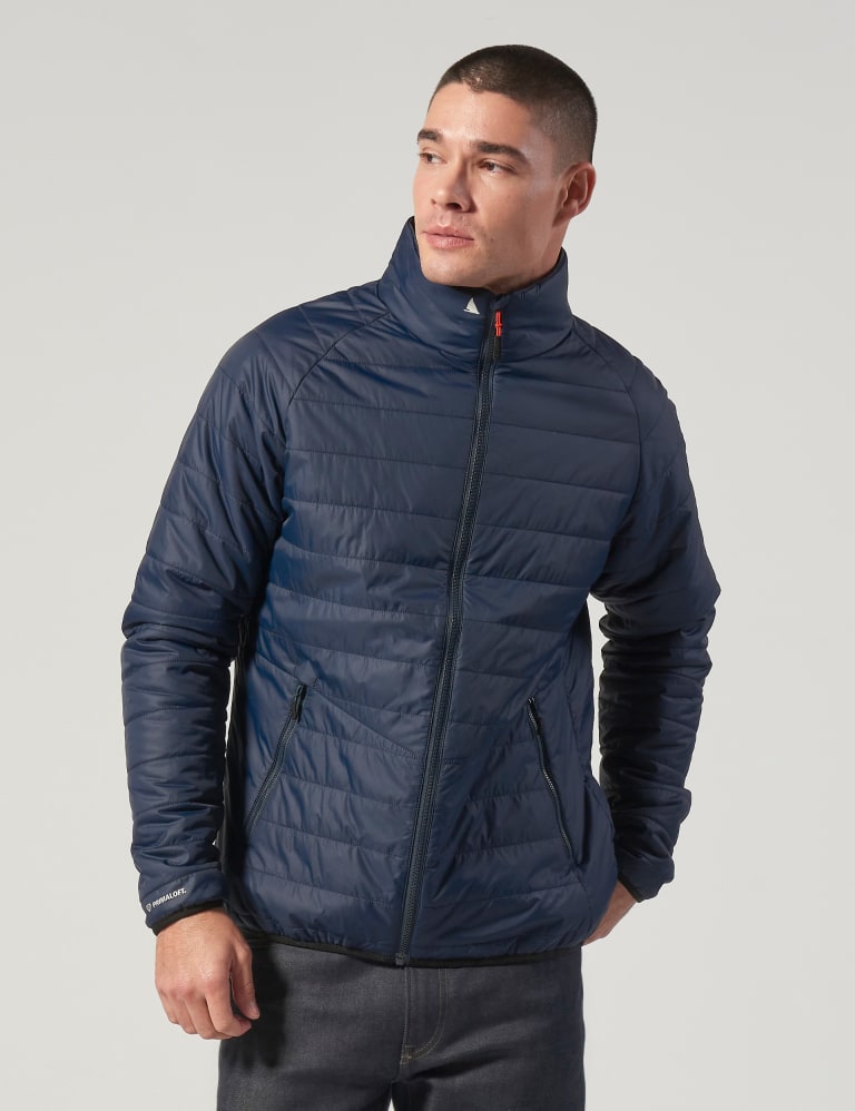 Barbour international locking quilted jacket blue new arrivals