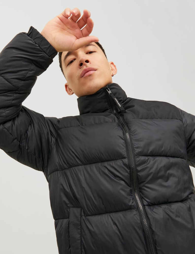 Society sport puffer jacket top