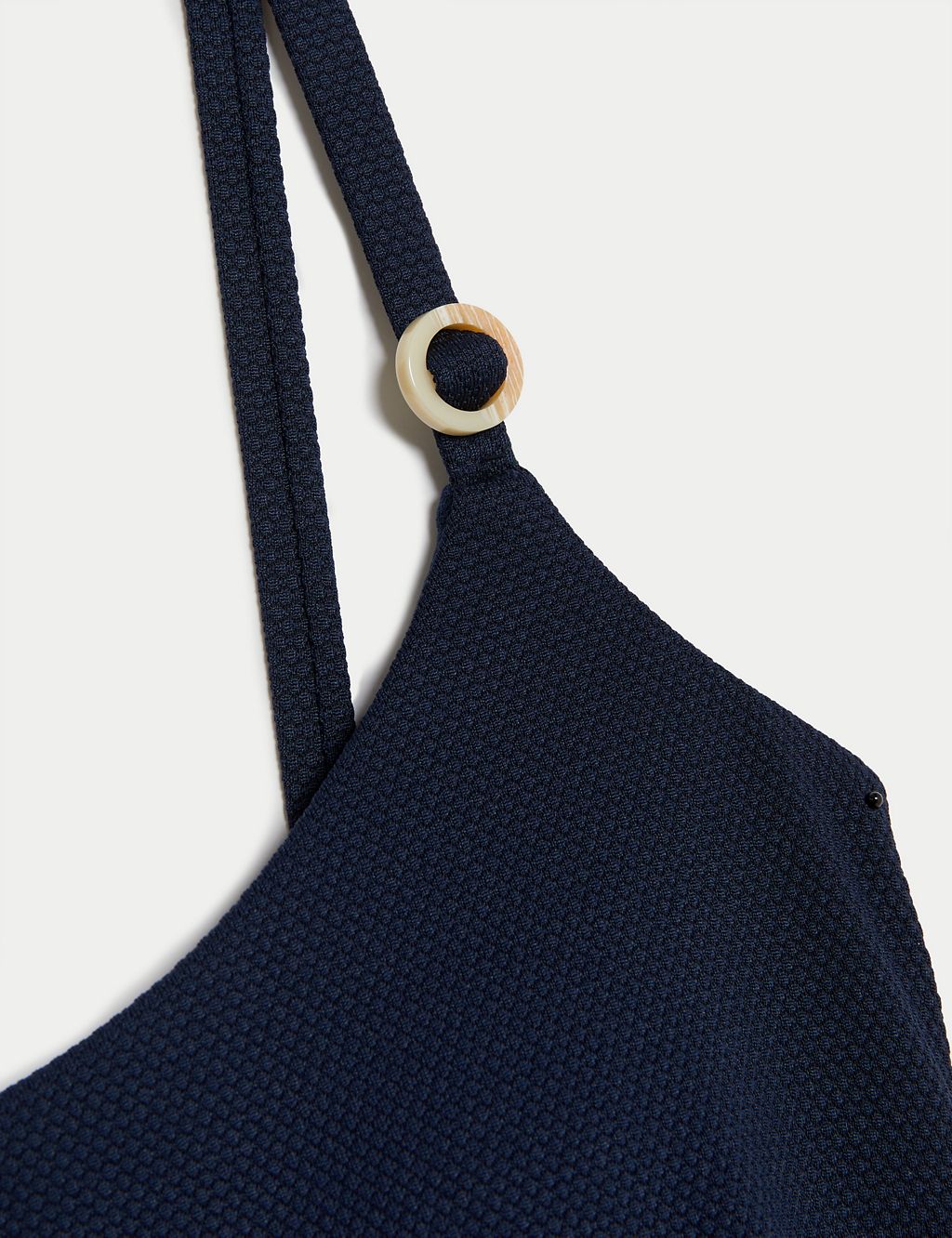 Padded Ring Detail Scoop Neck Swimsuit 6 of 6