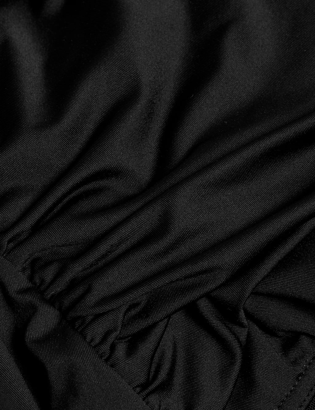 Padded Ruched Halterneck Plunge Swimsuit M&S Collection M&S