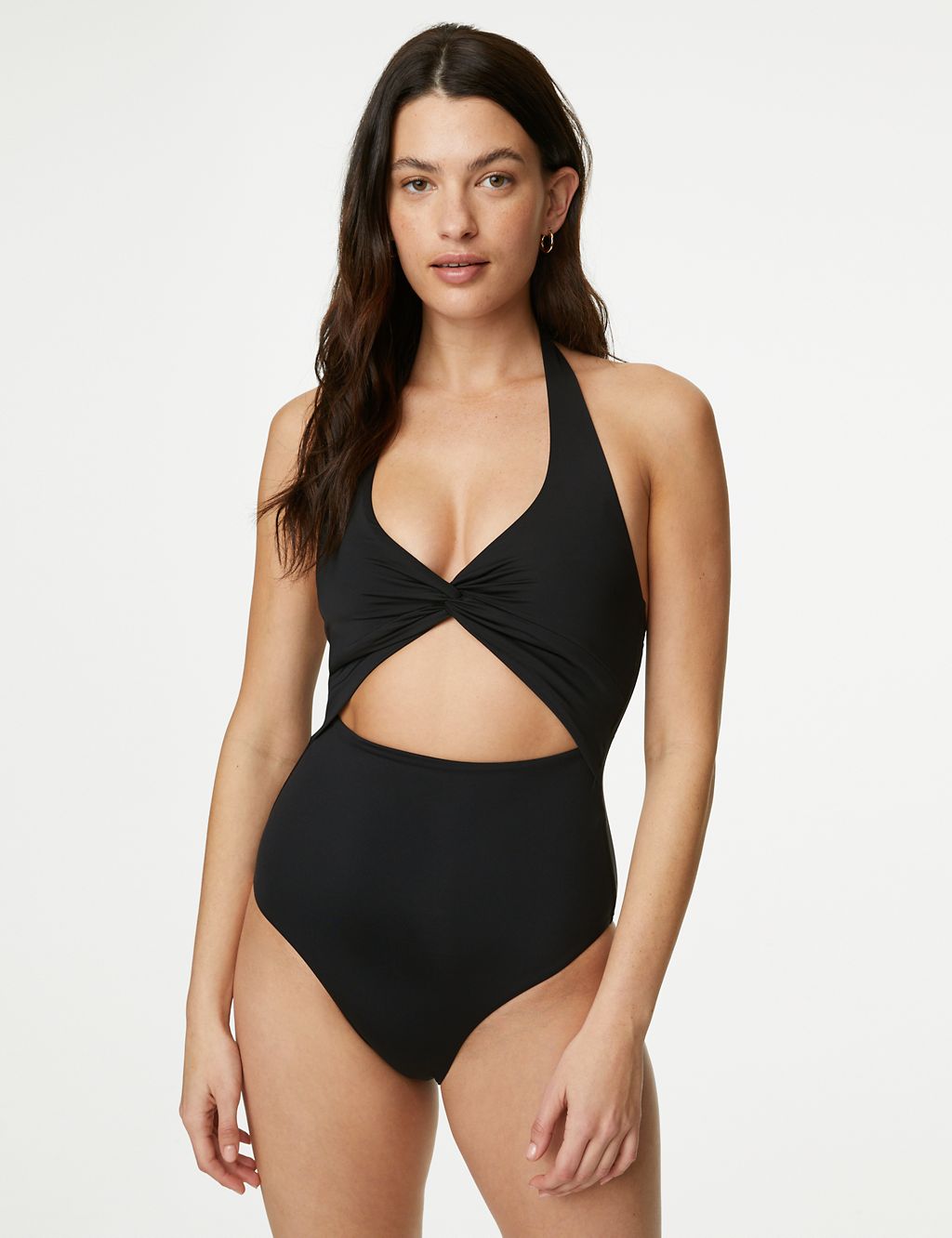 Padded Twist Front Halterneck Swimsuit 4 of 5