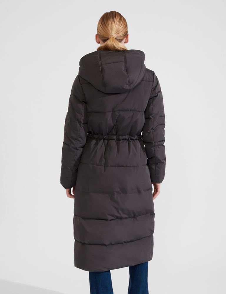 Padded Waisted Hooded Puffer Coat 8 of 8
