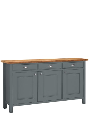 Padstow 3 Door Sideboard Grey M S