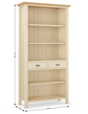 Padstow Bookcase Cream M S