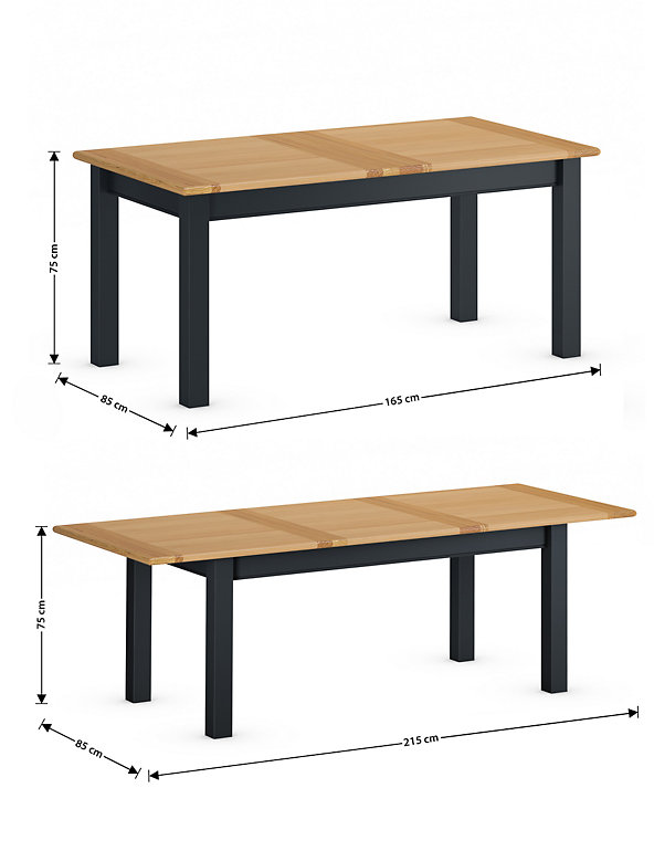 Padstow Extending Dining Table M S, What Size Table For 8×10 Rug