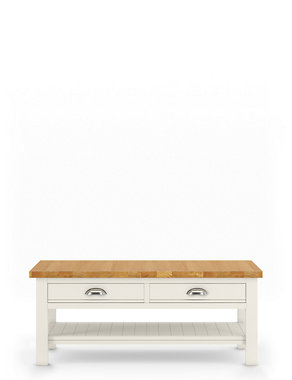 Padstow Ivory Storage Coffee Table Image 2 of 7