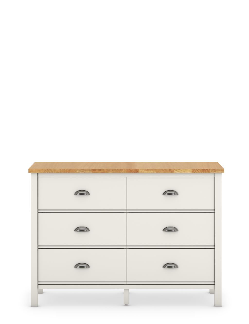 Padstow Wide 6 Drawer Chest 1 of 7