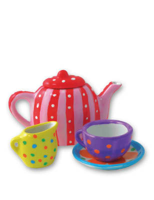 galt paint a tea set
