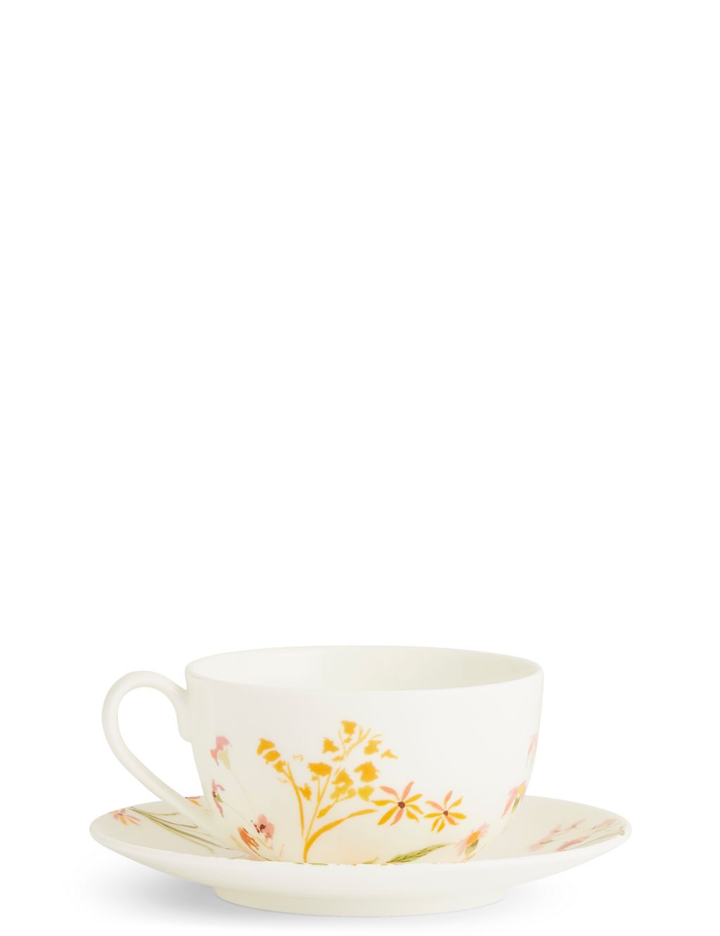 Painterly Floral Cup & Saucer 1 of 4