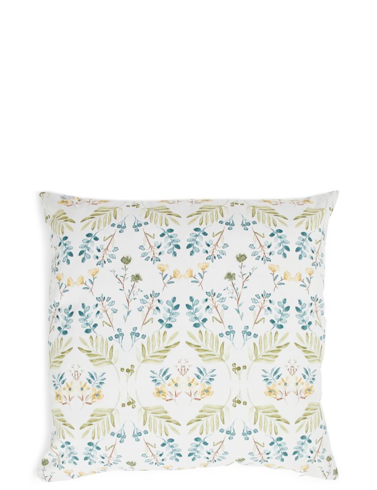 Painterly Floral Print Cushion 1 of 1