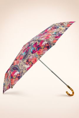 Paisley & Floral Crook Umbrella Image 1 of 2