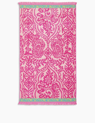 Paisley Fringe Beach Towel