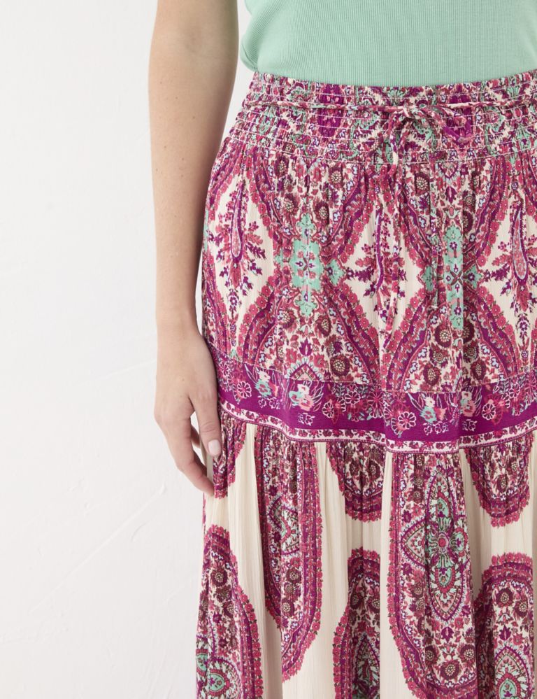 Paisley Maxi Tiered Skirt 5 of 5