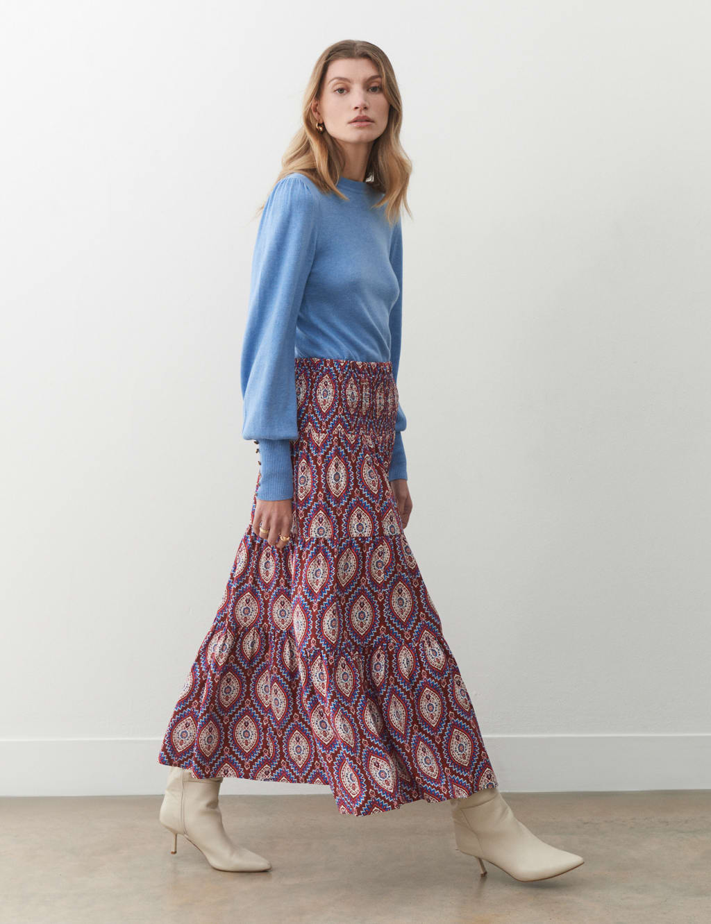 Tiered skirt animal crossing top