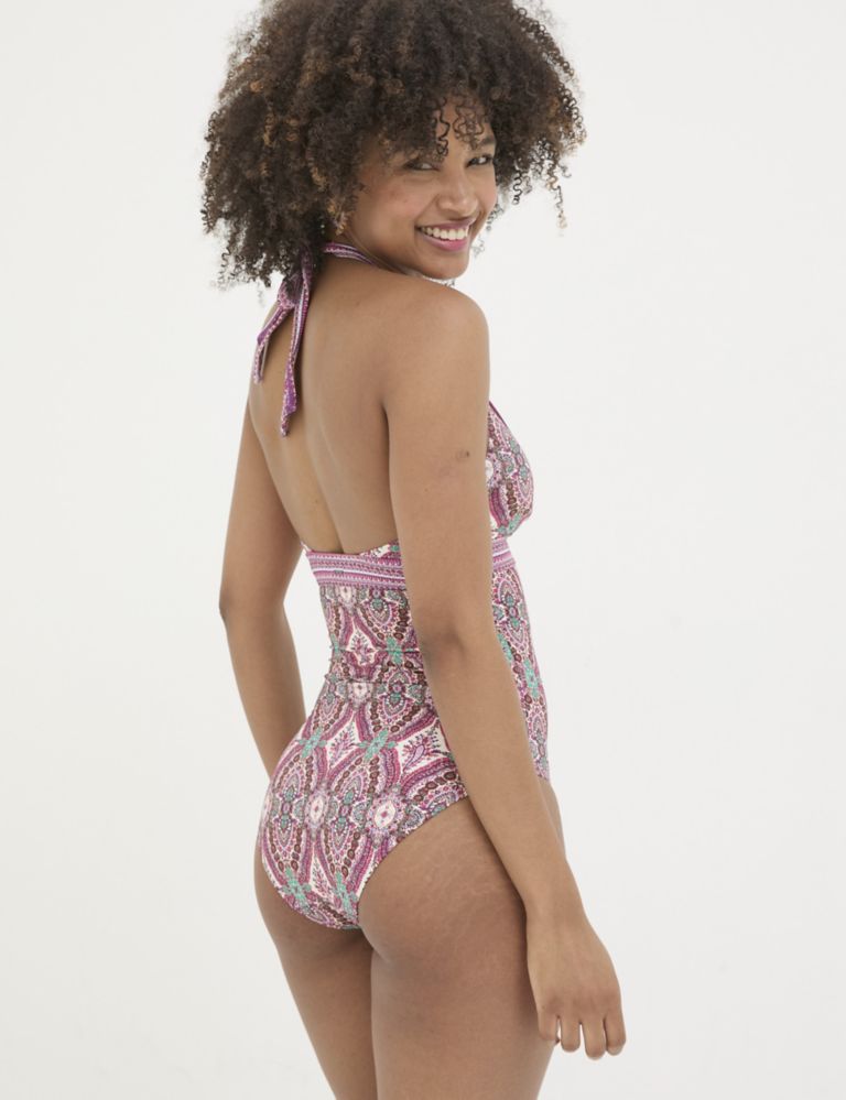 Paisley Padded Halterneck Swimsuit 3 of 5