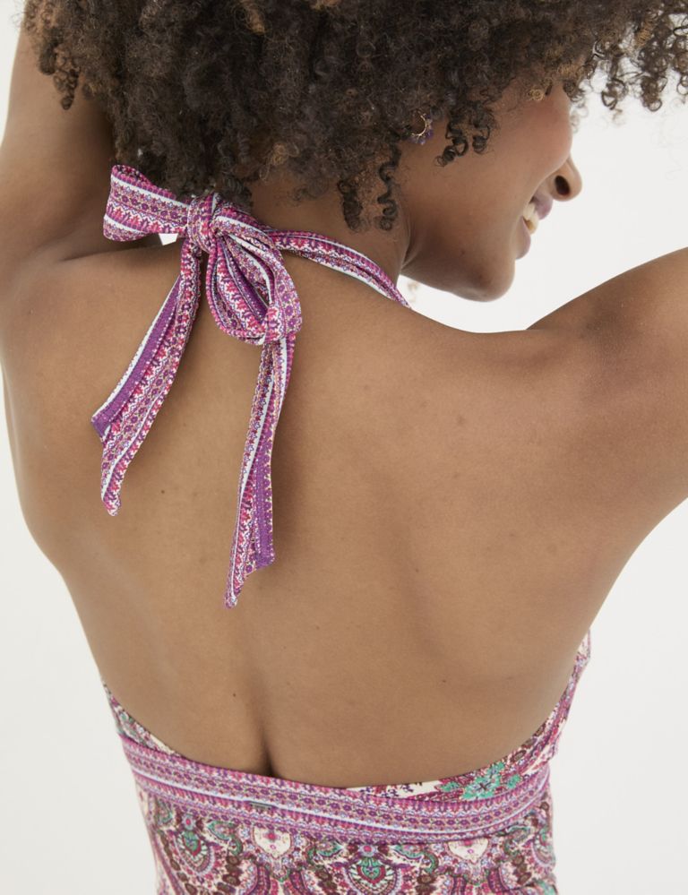 Paisley Padded Halterneck Swimsuit 4 of 5