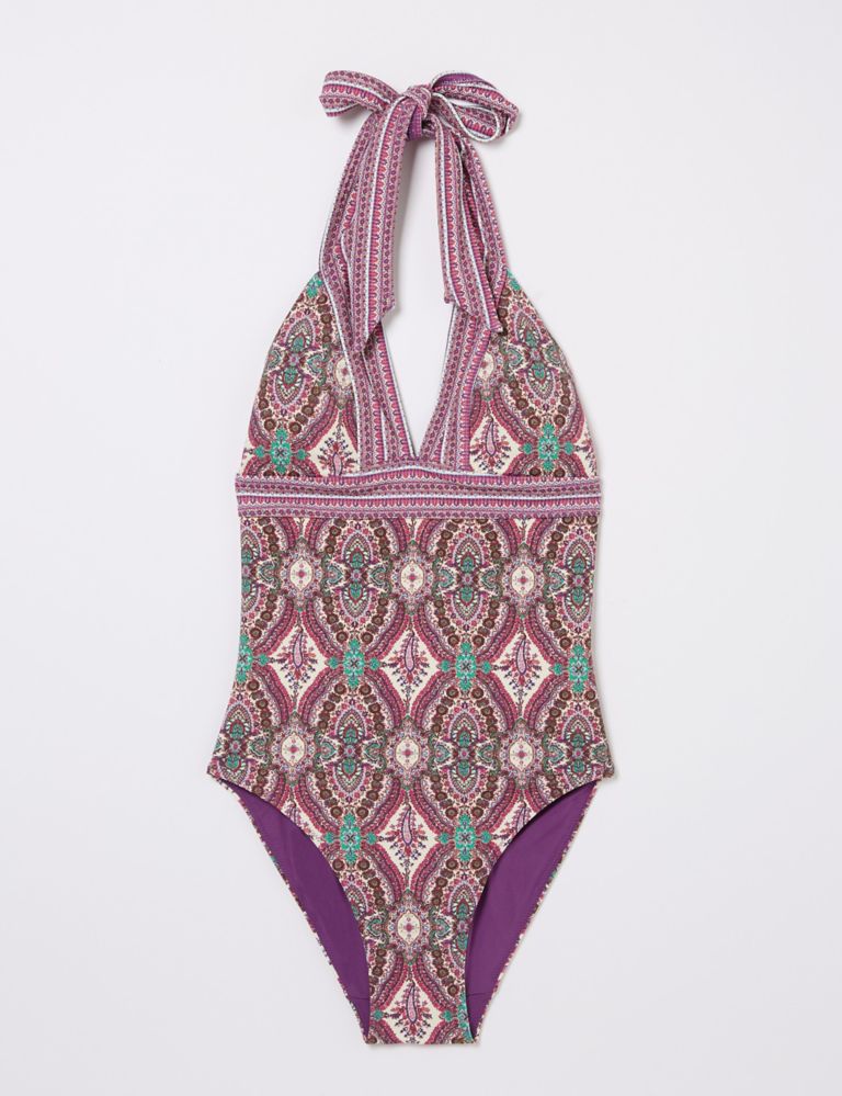 Paisley Padded Halterneck Swimsuit 2 of 5