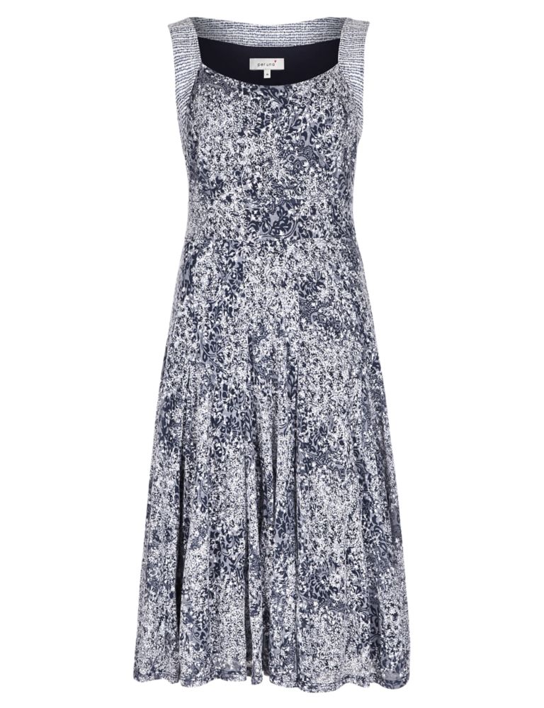Paisley Print Fit & Flare Dress 3 of 4