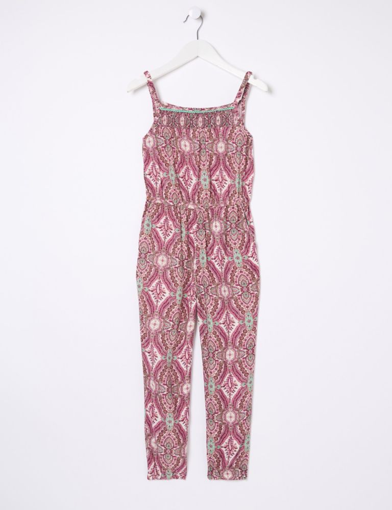 Paisley Shirred Jumpsuit (3-13 Yrs) 2 of 5