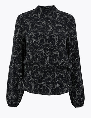Paisley Waisted Blouse | M&S Collection | M&S