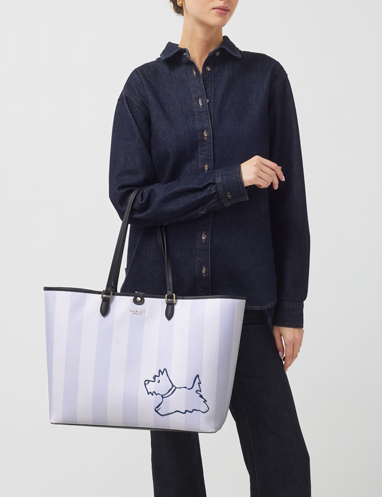 Striped radley bag top