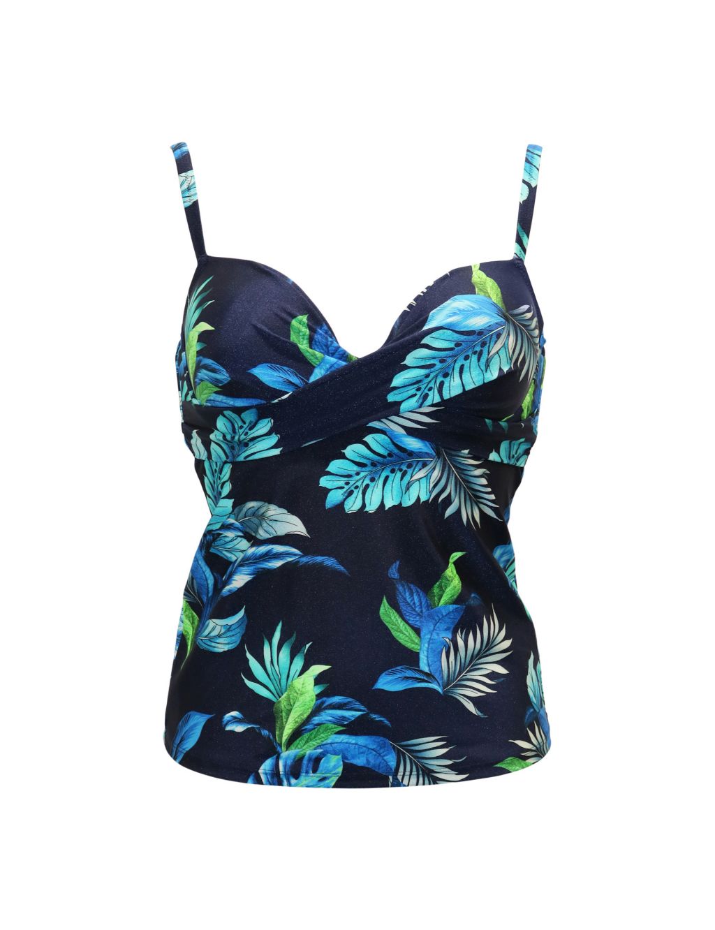 Palermo Printed Wired Padded Tankini Top 1 of 5