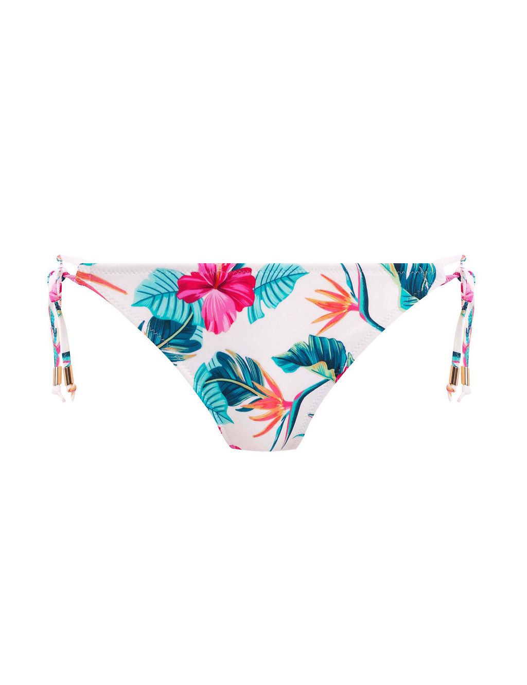 Palm Paradise Tie Side Bikini Bottoms 1 of 6