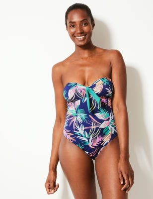 marks and spencer bandeau swimsuit