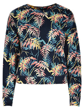 Palm Print Sweatshirt Image 2 of 3