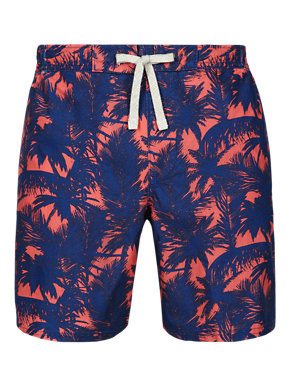 Palm Print Swim Shorts Image 2 of 4