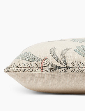 Palm Print Textured Cushion Image 2 of 4