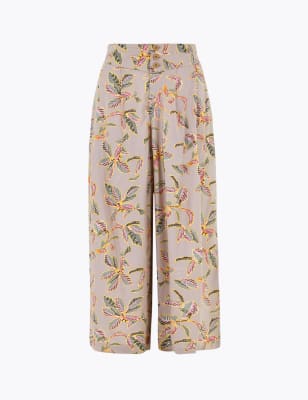 Marks and spencer clearance wide leg cropped trousers