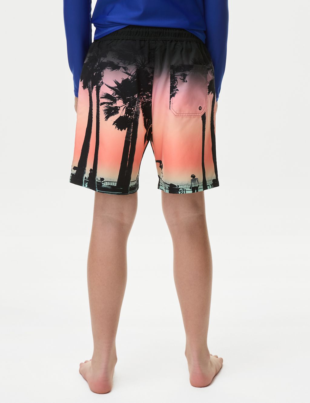 Palm Tree Print Swim Shorts (6-16 Yrs) 4 of 6
