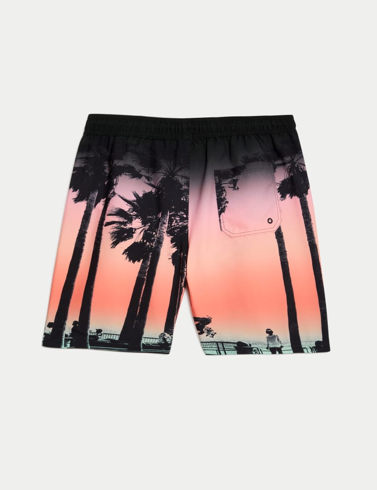 Men's palm tree swim trunks sale