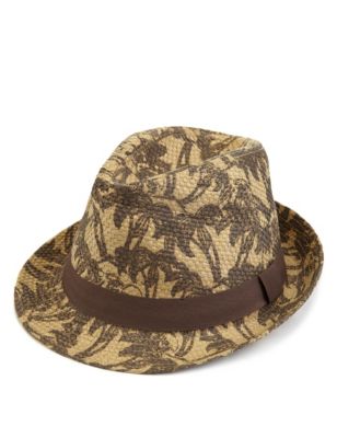 Palm Tree Trilby Hat Image 1 of 1