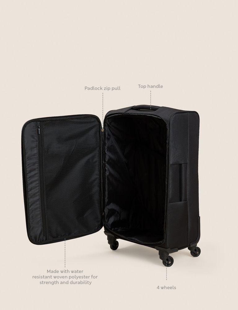 Palma 4 Wheel Soft Medium Suitcase 8 of 8