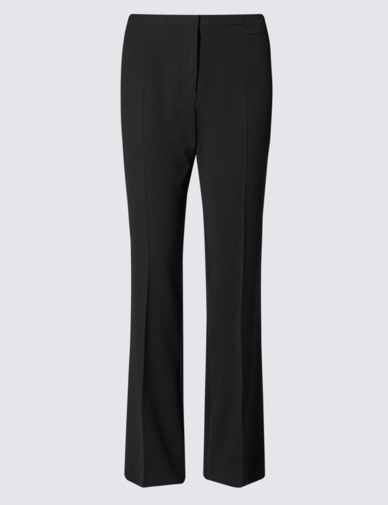 Panelled Slim Bootleg Trousers 1 of 3