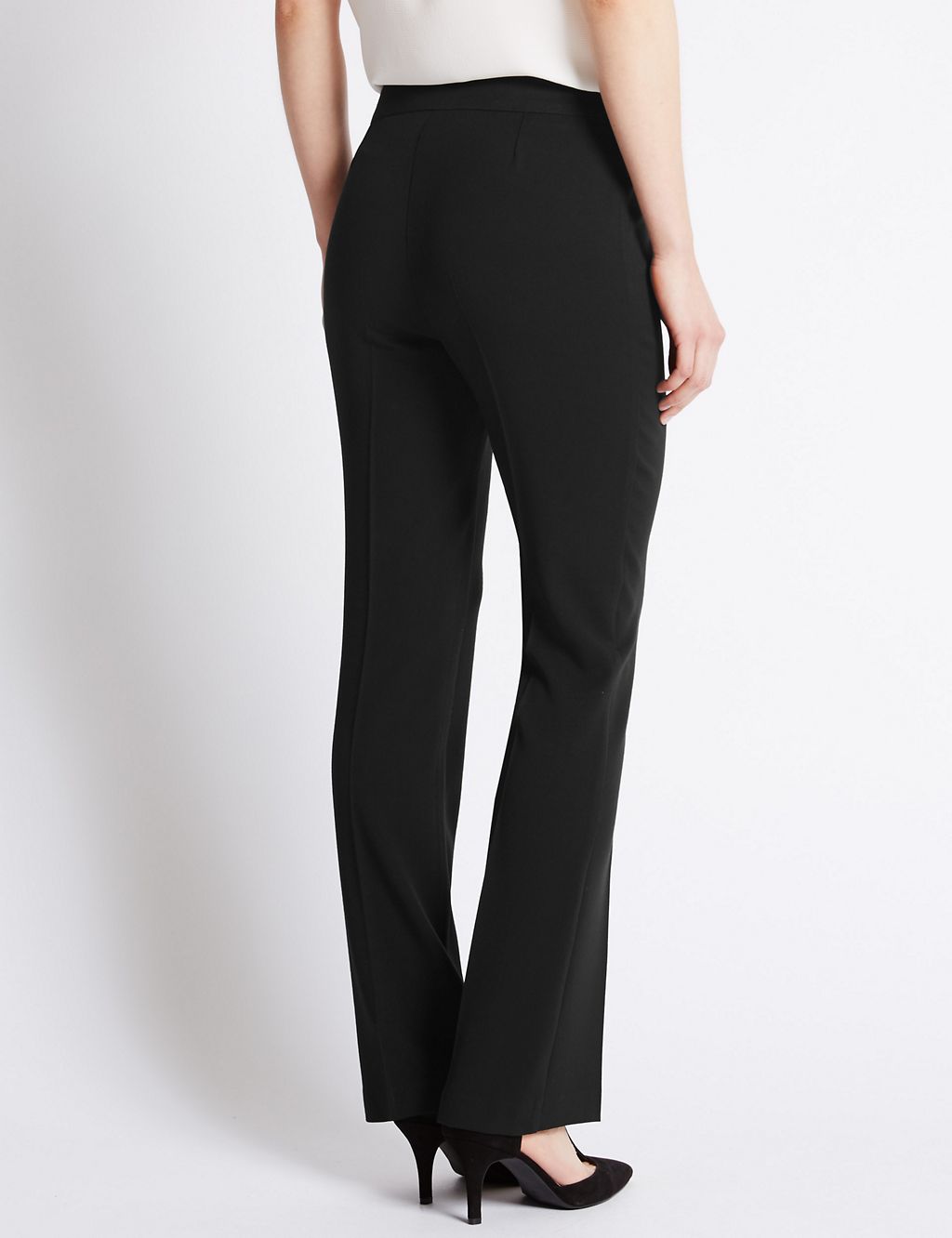 Panelled Slim Bootleg Trousers 2 of 3