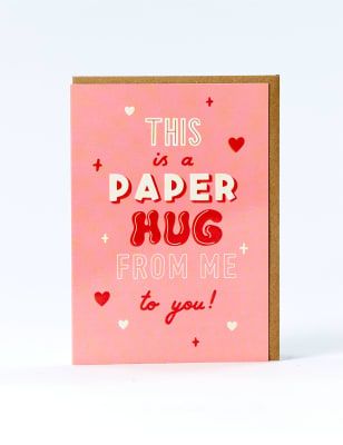 Paper Hug Contemporary Card | M&S