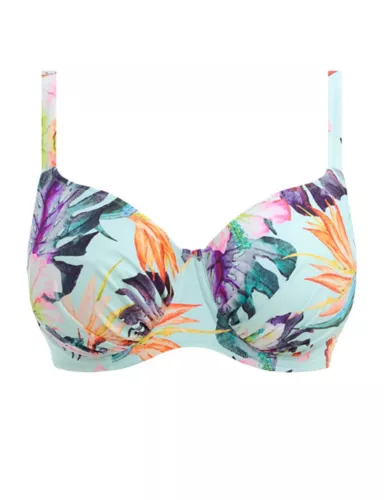 Paradiso Floral Wired Scoop Neck Bikini Top 2 of 4