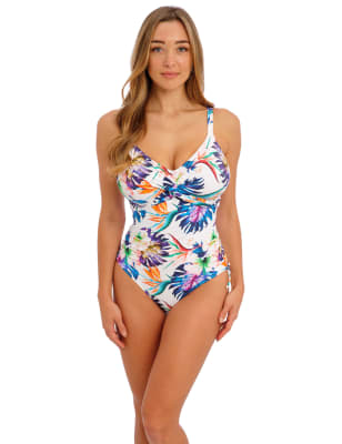 Paradiso Floral Wired Twist Front Swimsuit, Fantasie