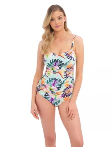 Paradiso Printed Wired Tankini Top 3 of 6