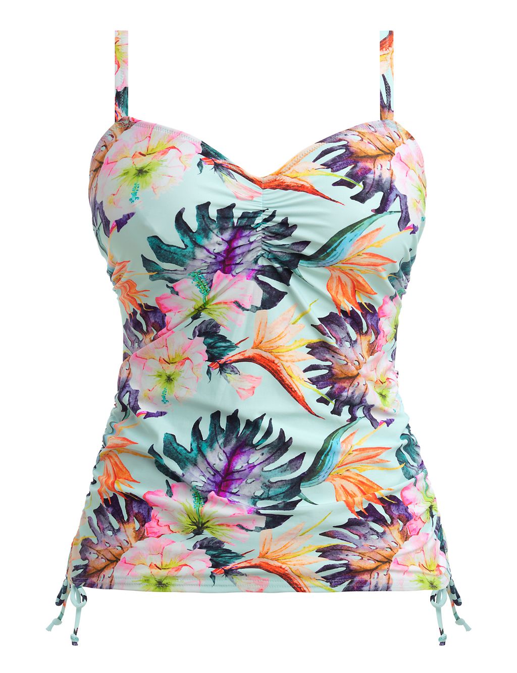 Paradiso Printed Wired Tankini Top 1 of 6